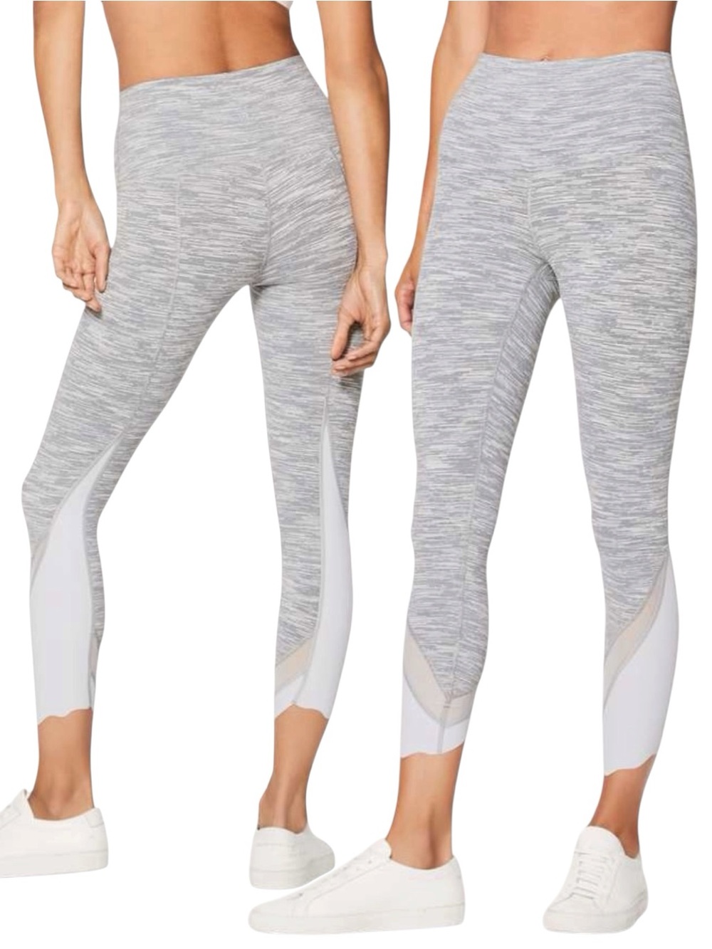 Lululemon Wunder Under Crop II 23” Scallop Legging Special Edition Sz 8 New